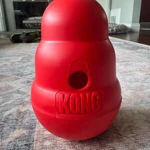 NWOT KONG Classic Red Wobbler Toy